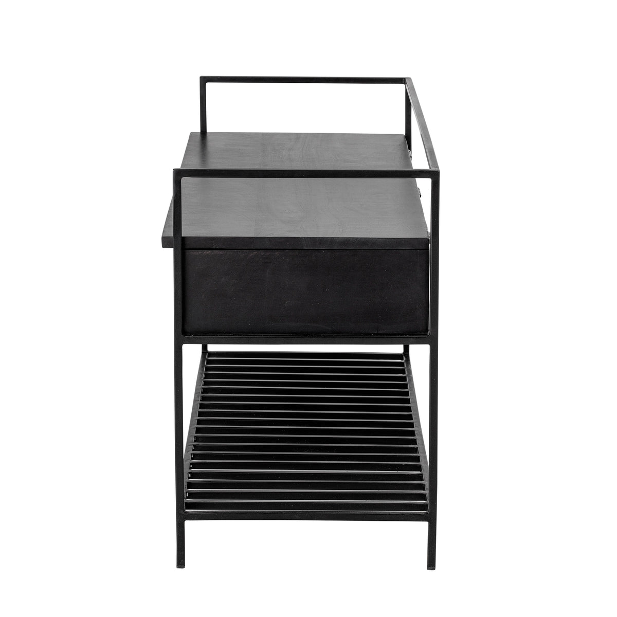 Abelone Bank – Schwarz, FSC® 100%, Mangoholz