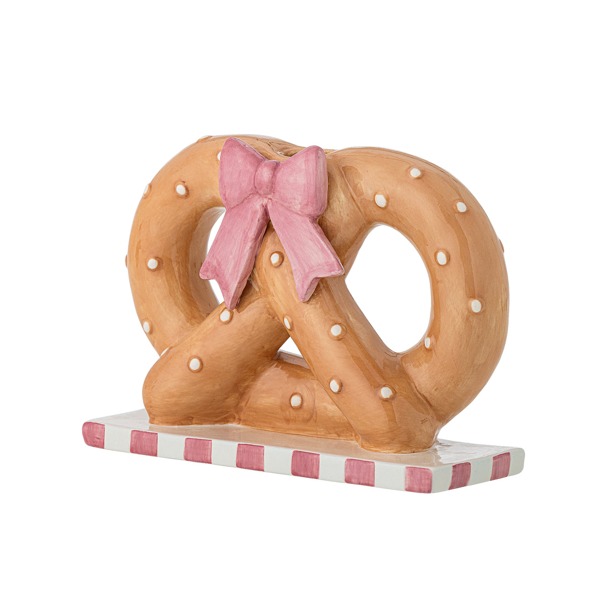 Pretzie Kerzenhalter – Braun, Keramik