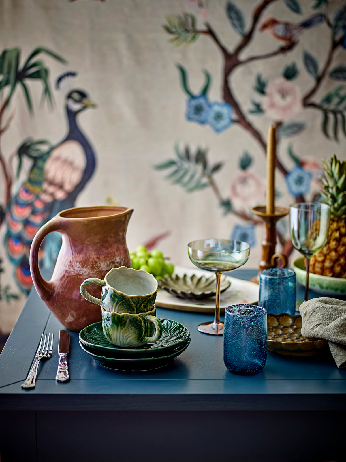 Peacock Decke – Grün, Polyester
