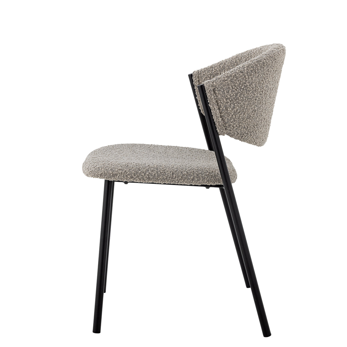 Marlo Esszimmerstuhl – Grau, Polyester