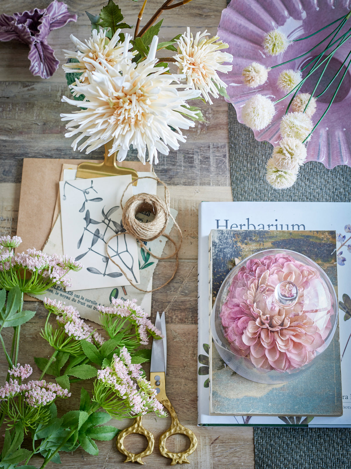 Chrysantemum Kunstblumen-Stiel – Natur