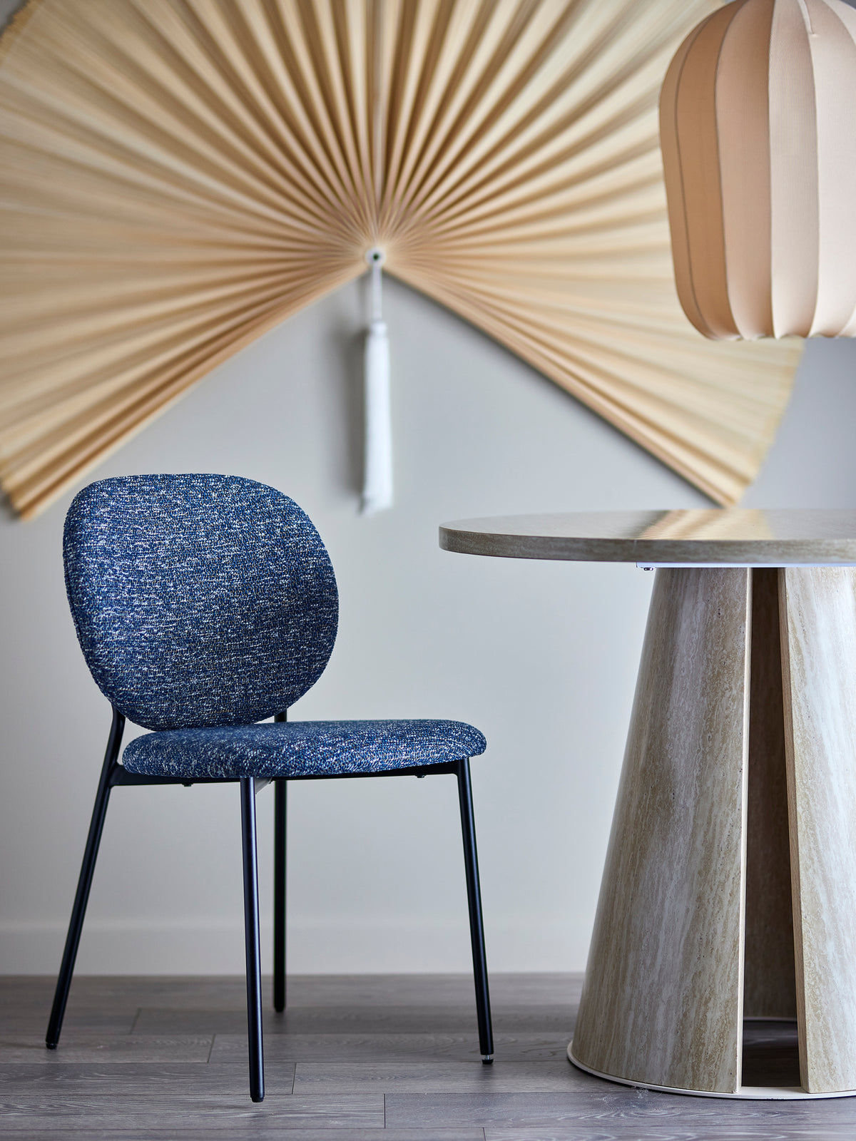 Percey Esszimmerstuhl – Blau, FSC® 100% Sperrholz