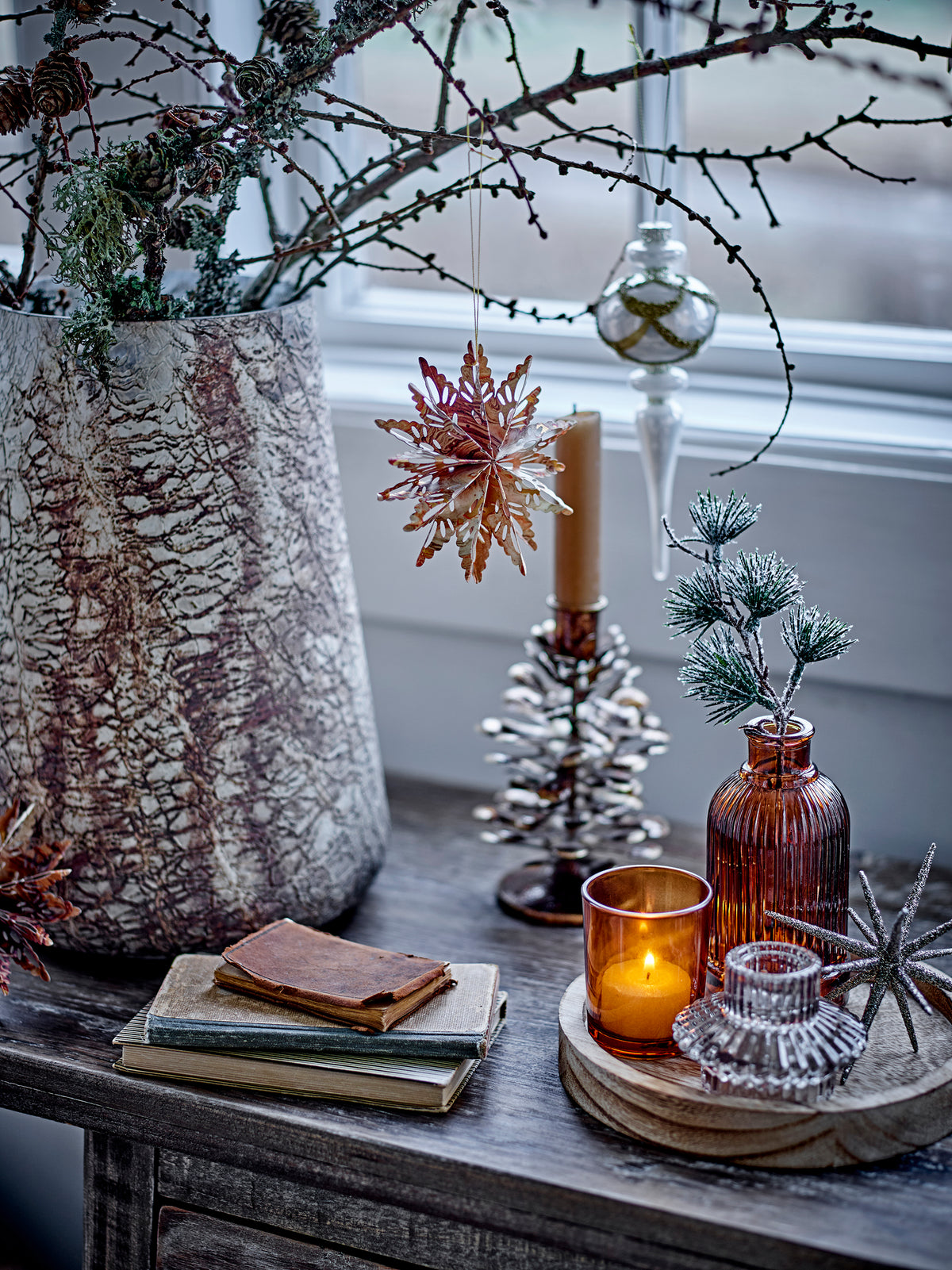 Star Weihnachtsanhänger – Natur, FSC® Mix, Papier