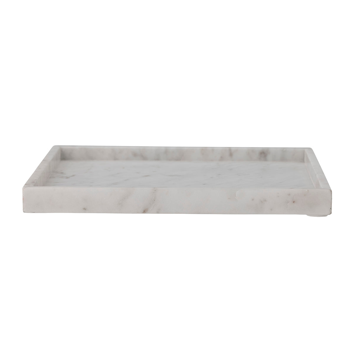 Majsa Tablett – Weiss, Marmor