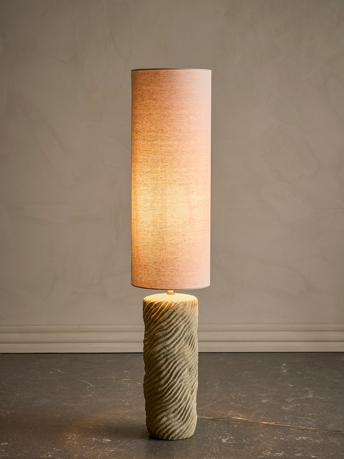 Payah Stehlampe – Natur, Steingut
