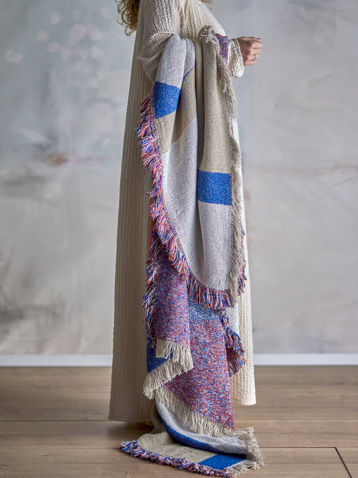 Clarita Decke – Bunt, Recycelte Baumwolle