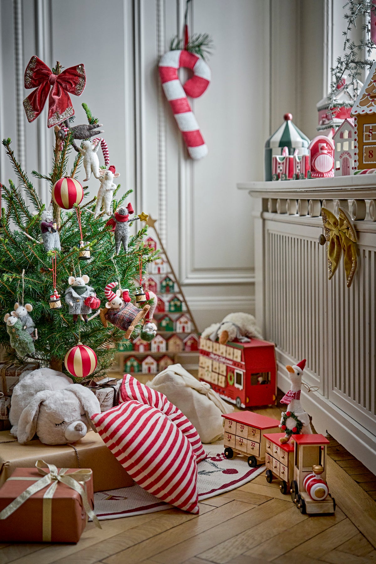 Peo Weihnachtsanhänger – Weiss, Wolle