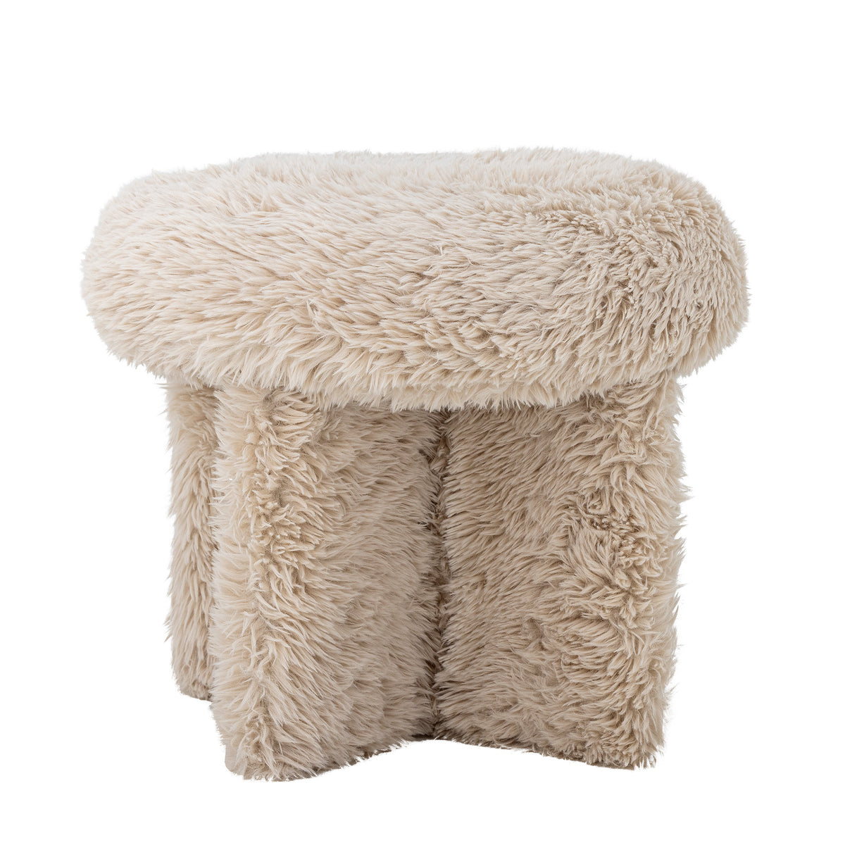 Frikka Pouf – Natur, Polyester Default Title