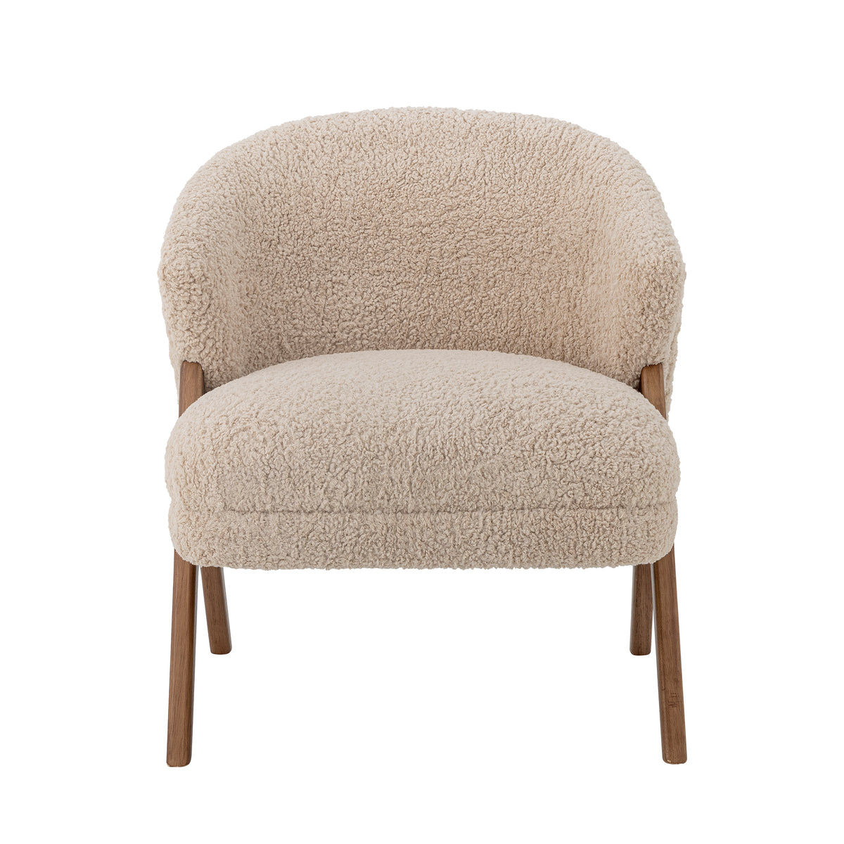 Camino Loungesessel – Natur, FSC® 100%, Gummibaumholz