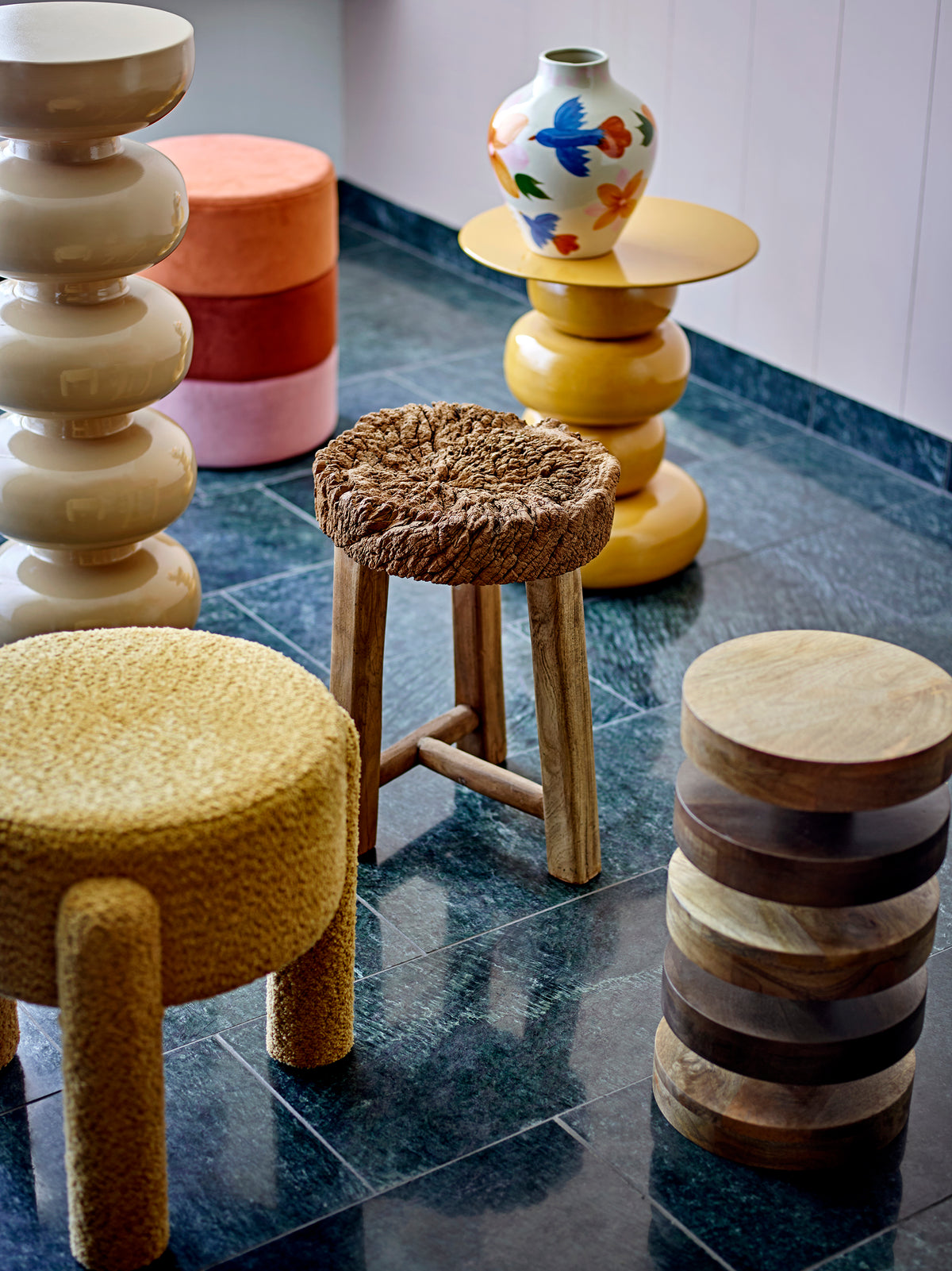 Delray Hocker – Natur, Recyceltes Holz
