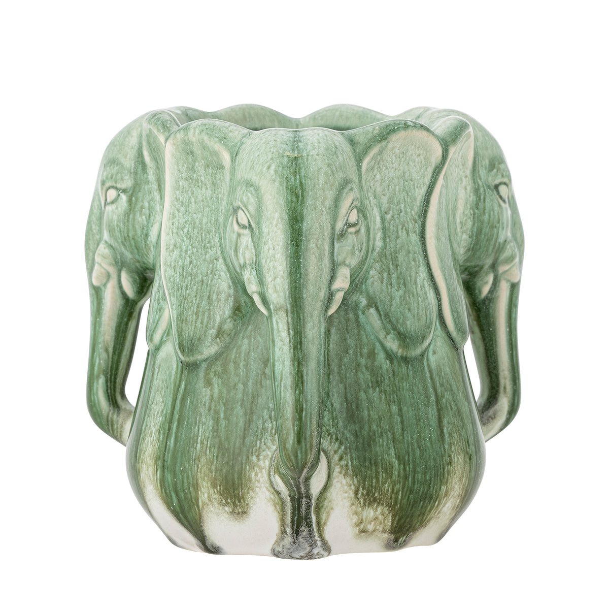 Pontus Vase – Grün, Steingut Default Title