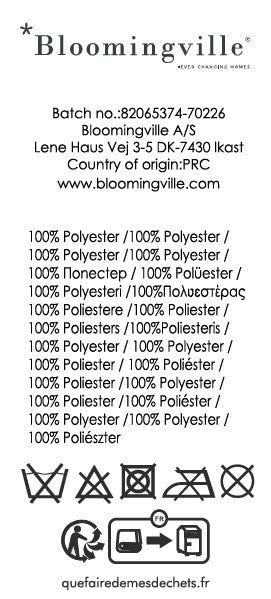 Bobbie Hocker – Natur, Polyester (rechteckig)