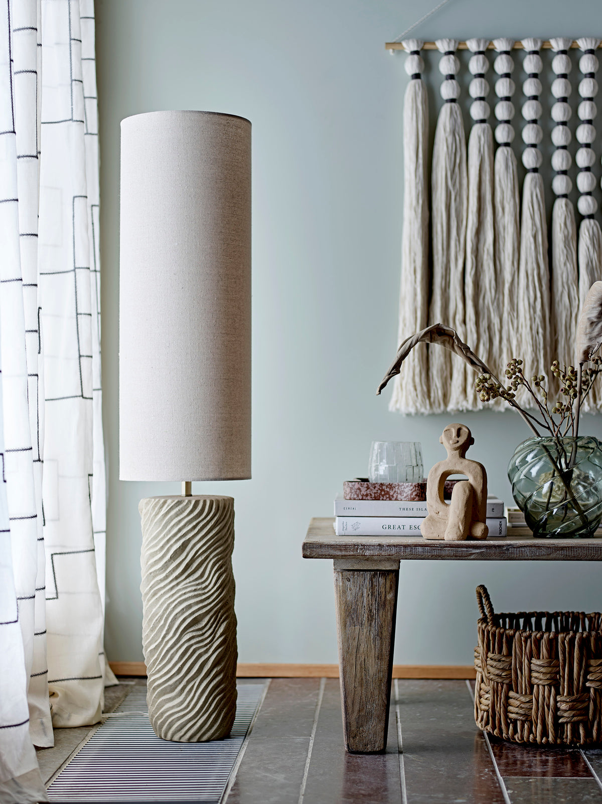 Payah Stehlampe – Natur, Steingut
