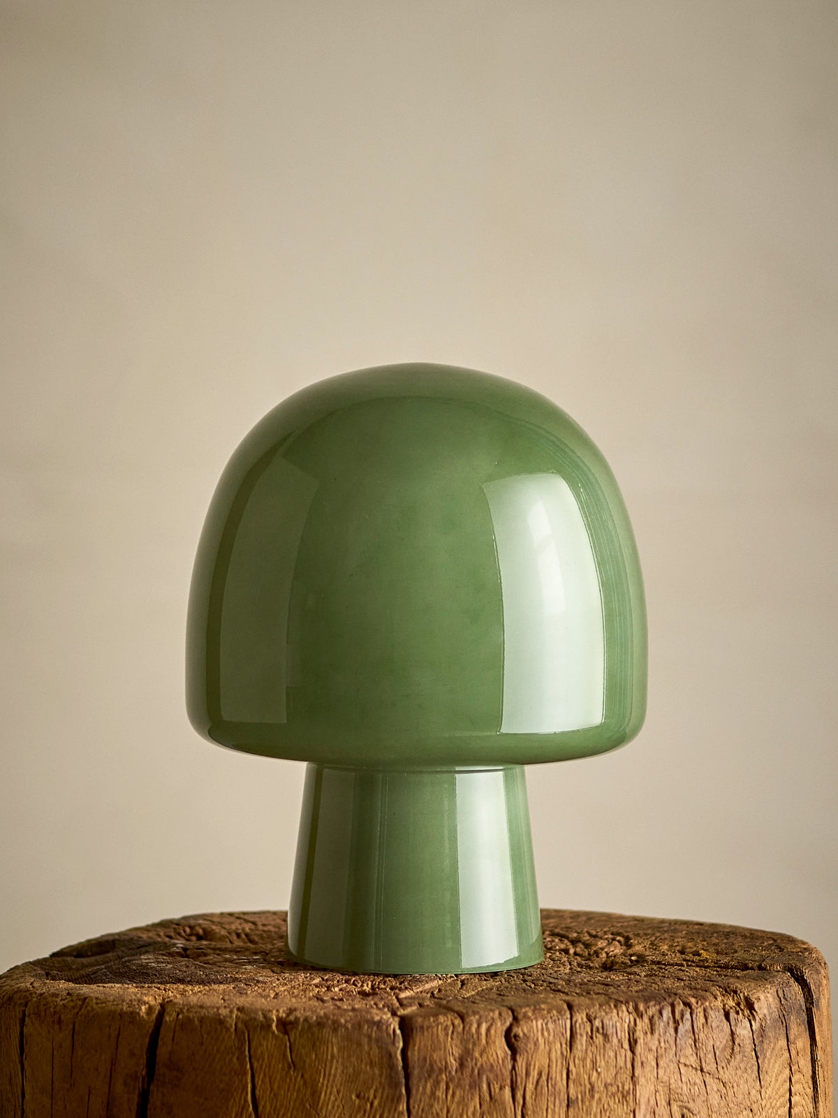 Paddy Tischlampe – Grün, Glas