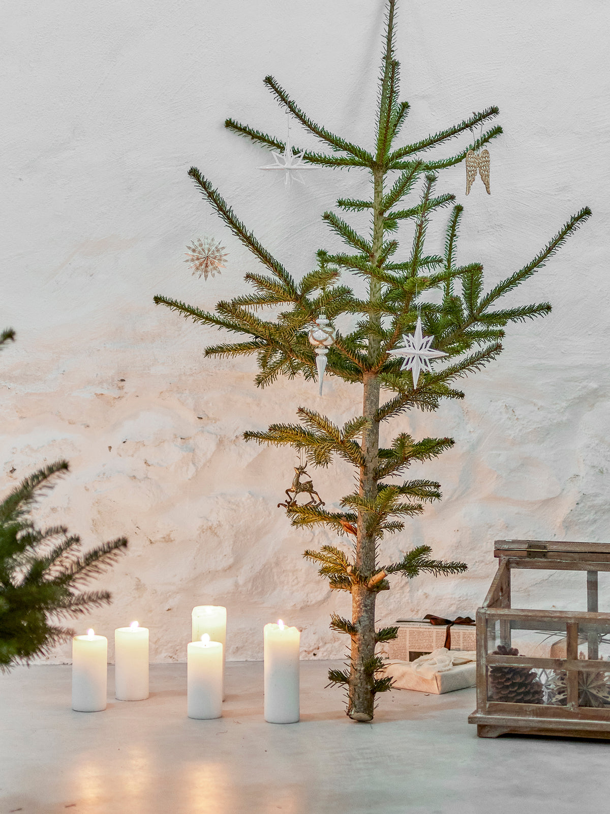Hisar Weihnachtsanhänger – Weiss, Glas