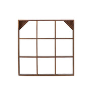 Tilo Regal – Braun, Recyceltes Holz (L 53 × H 53 × B 10 cm) Default Title