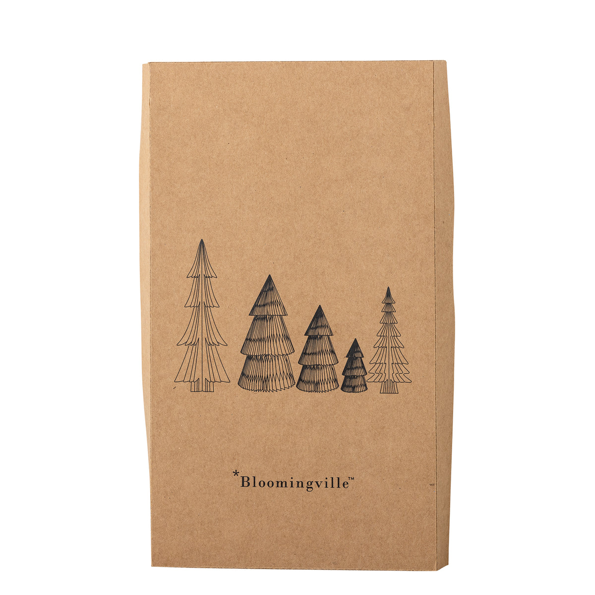 Milan Deko-Baum – Braun, FSC® Mix, Papier