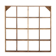 Tilo Regal – Braun, Recyceltes Holz (L 70 × H 70 × B 10 cm) Default Title
