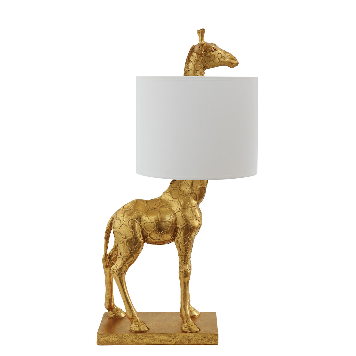 Silas Tischlampe – Gold, Polyresin Default Title