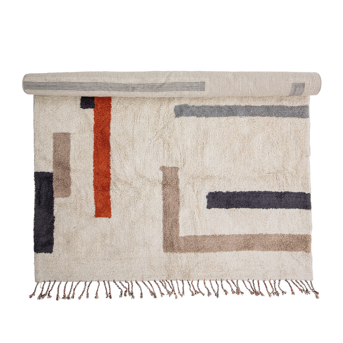 Jue Teppich – Bunt, Baumwolle Default Title