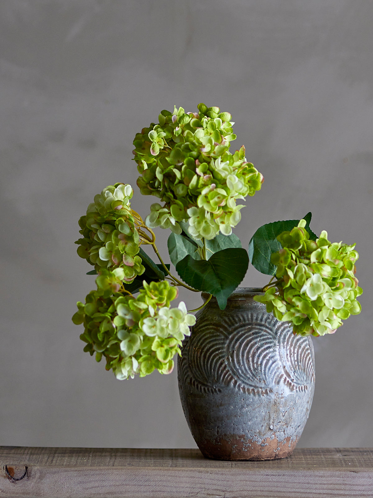 Hydrangea Kunstblumen-Stiel – Weiss